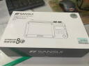 山水（SANSUI） 收音机老人便携式充电视频插卡音箱户外迷你小音响蓝牙音箱随身听音乐视频播放器唱戏机评书机 M33黄色【4.3英吋屏】 实拍图