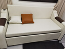 塞纳春天多功能沙发床一体两用2025新款小户型简约双人单人沙发折叠两用床 1.5米沙发床【送储物箱*1】 全真皮 海绵款带USB+无线充 实拍图