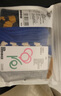 蕉内311S儿童棉袜子精梳棉坑条柔软透气抗菌男女童罗纹中筒春秋5双装 墨绿+深&浅花灰+克莱因蓝+蓝 5-7岁 （24-28码） 实拍图