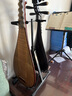 银鱼立式双头吉他架子电民谣古典贝斯架琵琶小提琴折叠便携支架地架子 双乐器款 实拍图
