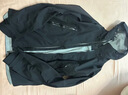 迪卡侬硬壳冲锋衣男女户外休闲登山徒步防风防水夹克风衣MH500外套 男款-曜石黑 2XL 实拍图