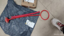 跳跳球儿童闪光蹦蹦球羊角球旋转跳环圈健身减肥跳圈小孩单脚甩腿 蓝色(豪华版)加粗带保护盖一个 实拍图
