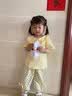 G.duck童装女童夏装套装儿童服装夏季2026新款女宝宝夏天衣服小童休闲装 黄色 100 尺码2~3岁【 90-100cm】cm 实拍图