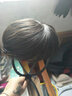 假发男 真发假发片 补发块  男士 补发真发头顶补发片 真发块短发 手织隐形补发块 帅气韩版 全真发 【20*22】全手织款成熟斜刘海 实拍图