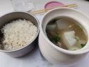 瓦罐炖盅隔水炖家用一人食蒸蛋炖罐带盖汤罐沙县小吃陶瓷煨汤汤盅 煨汤瓦罐白色2只 450ml 实拍图