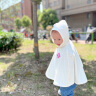 WCZ日本防晒衣2025新款婴儿外出男女小宝宝夏季薄款防紫外线披风斗篷 变色冰蓝奶椰  UPF50+ 100 【建议0-36个月的宝宝】 晒单实拍图