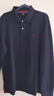 七匹狼长袖T恤男士抗菌恒温易打理商务休闲翻领固色Polo舒适亲肤透气 实拍图