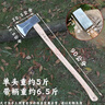 足铁匠霸王斧轨道钢锻打户外劈柴斧头家用大号锰钢斧子砍树劈柴神器斧子 霸王斧中号带柄（单头3斤） 实拍图