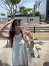麓格立 法式连衣裙海边度假吊带挂脖裙子女夏季新款小个子蓝色仙女长裙 蓝色仙女长裙 M 【建议90-110斤】 实拍图