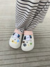 森马洞洞鞋女夏季新款外穿高级感厚底增高踩屎感包头拖鞋防滑沙滩凉鞋 白红 35-36 实拍图