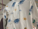 爱贝迪拉新生婴儿半背衣纯棉A类上衣出生宝宝长袖婴儿衣服0-3月护肚衣59码 实拍图