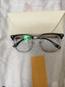 蔡司（ZEISS）镜片近视眼镜框男半框防蓝光辐射可配带散光度数眼睛女钛合金镜架 升级钛材 黑金 配colorein镜片1.74防蓝光0-1200 实拍图