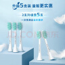 飞利浦电动牙刷头 轻柔洁净型 适配HX2431HX2421HX2461HX2471 杜邦刷毛-HX2025/02-5支装 实拍图