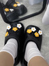 斐月伽白色袜子女堆堆袜夏季薄款冰冰袜无骨月子袜日系中筒袜配小皮鞋 超值10双装【白色+黑色】 均码 实拍图