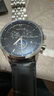马克华菲（MARK FAIRWHALE）手表男士机械表多功能全自动男表时尚瑞士品质防水夜光机械国表 本色黑面钢带 实拍图