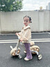 比安奇儿童平衡车1-3岁多功能二合一脚踏车3-6岁滑行车幼儿车宝玩具礼物 棕 -软包皮垫+灯光音乐+座椅可调 儿童玩具车男女孩六一生日新年 实拍图