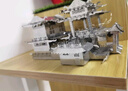 赟娅聚仙楼3D立体金属建筑拼图DIY手工制作拼装模型玩具小摆件 聚仙楼客栈+灯光+工具 实拍图