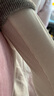 有棵树羊毛打底衣女士小半高领莫代尔打底衫秋衣德绒保暖内衣发热肌底衣 【含羊毛】皓月白 XL 实拍图