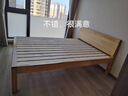 木和工 床实木床双人北欧单人可定制主卧加高加厚美式原木出租屋简易床 实木床【樱桃木色】 1500mm*2000mm 实拍图