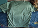 【透气排汗】网眼速干健身衣男士运动短袖t恤男宽松体恤休闲背心 绿色【短袖款】 4XL （155-170斤） 实拍图
