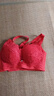 梦芭蒂内衣女聚拢文胸无钢圈小胸性感上托侧收副乳少女舒适柔软胸罩 红色 80B 实拍图