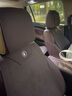 梦选（MENGXUAN）汽车坐垫四季通用翻毛皮座垫通风透气座套马鞍垫冬季车垫座椅套 【官方正品】雅致灰丨亲肤舒适-轻薄透气 五座车全套【前排头枕分体款】 实拍图