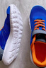 迪卡侬儿童春季网面舒适透气校园休闲运动跑步鞋皇家蓝/橙-34码-4128258 实拍图