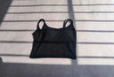 浪莎小吊带背心女带胸垫一体式免穿文胸内衣夏季薄款内搭打底衫 钻石黑 均码 实拍图