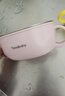 taoqibaby宝宝外出辅食碗便携婴儿专用小碗防摔防烫儿童餐具套装 罗兰粉400ml（带防呛吸管） 实拍图