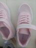Skechers斯凯奇童鞋运动鞋男女儿童鞋魔术贴秋冬鞋中大童跑步鞋405315L 【透气款】女童-白色/WHT 36 实拍图