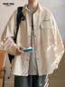 Foss Phil美式高街男士春秋季痞帅宽松休闲工装夹克外套JN1020白玺玉XL 实拍图