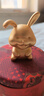 铜师傅 《金韵天成十二生肖》真金鎏镀铜摆件 家居装饰工艺品 十二生肖之兔 实拍图