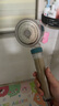 复旦申花过滤增压花洒喷头净化除氯手持花洒加压洗澡淋浴多功能莲蓬头 水晶标配+3只ACF滤芯 实拍图