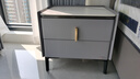 芝华仕（CHEERS）现代简约风收纳储物岩板小柜子边柜简易主次卧室床头柜芝华士G037 冰岛灰 优先发货（详询客服） 实拍图