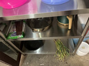时光旧巷 厨房不锈钢置物架落地货架家用多功能储物架微波炉锅具收纳架子 【2层加粗特价】长50宽30高80 实拍图