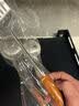 Jidaocook304不锈钢花梨木厨具套装家用锅铲厨房铲勺锅铲家用炒菜铲子 304花梨柄 漏勺 实拍图