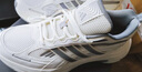 阿迪达斯（adidas）男女运动鞋轻便耐磨休闲老爹鞋透气缓震跑步鞋  白 38.5  实拍图