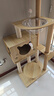 熊猫兔 猫爬架豪华款 耐磨耐抓中大型剑麻猫爬柱爬爬架玩具 实拍图