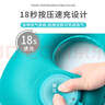 迪加伦 舒适按压充气U型枕 出差旅行便携护颈枕午睡头枕飞机高铁汽车 绿 实拍图
