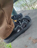 江博士夏季男童透气学步鞋 户外轻便舒适儿童凉鞋 黑色 27 脚长约16.5-17.1 实拍图
