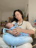 uumu喂奶神器哺乳枕头护腰靠垫解放双手辅助枕婴儿斜坡垫多功能座椅 蓝色【二合一】躺喂抱喂-豆豆绒 实拍图