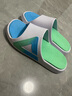 匹克（PEAK）态极拖鞋男女鞋桂林山水配色夏季新款运动凉拖轻便外穿沙滩拖鞋 大白/翠绿/白蓝 43 实拍图