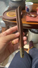 Edo黑檀木茶夹茶杯夹子茶具配件防滑茶杯茶镊子茶道六君子合金茶夹 实拍图