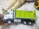 卡威（KIV）合金工程车玩具翻斗运输车吊车挖掘机搅拌车大卡车儿童玩具车男孩 渣土车-绿色 实拍图