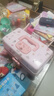 银芯（yinxin）儿童发饰收纳盒宝宝女孩发夹皮筋头饰发卡饰品梳妆可爱头绳首饰盒 粉色大号 实拍图