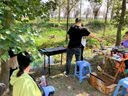 犇大叔烧烤炉烧烤架户外家用木碳烤炉拆卸便携庭院木炭烤肉架子露营装备 抽拉带侧板【豪华套餐】+煎盘 实拍图