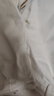 欧莎（OSA）纯色直筒牛仔裤女春季薄款2025年新款高腰老爹裤烟管裤子 浅杏色 XL 实拍图