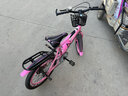 儿童自行车6-10岁7-12岁女童学生车小孩脚踏车单速变速碟刹山地车 高配粉色丨单速+后货架+大礼包 18寸【适合身高115-135cm】 实拍图