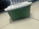 京东物流 收纳箱家用收纳衣服玩具储物箱超大容量书本零食整理箱 松花绿 大号【35*25*19CM】 实拍图