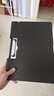 真彩A4纸文件夹板夹资料夹活页收纳双夹多功能纸夹板夹写字板书文具本夹子竖办公用品试卷专用整理神器 【单夹】磨砂黑1个 实拍图